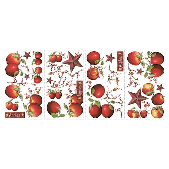 RoomMates Country Apples Peel &#x26; Stick Wall Decals